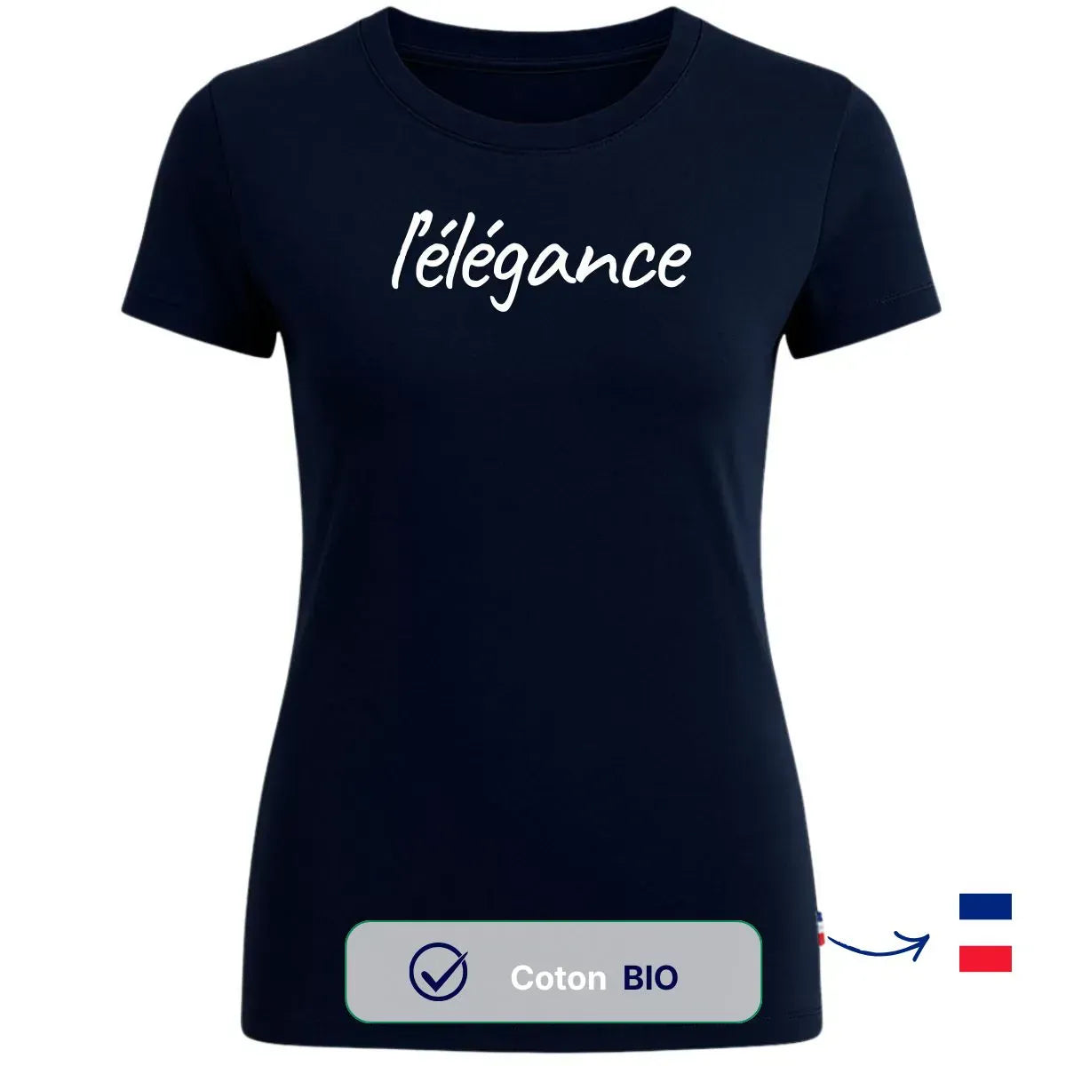 T-shirt femme bleu | L’ELEGANCE