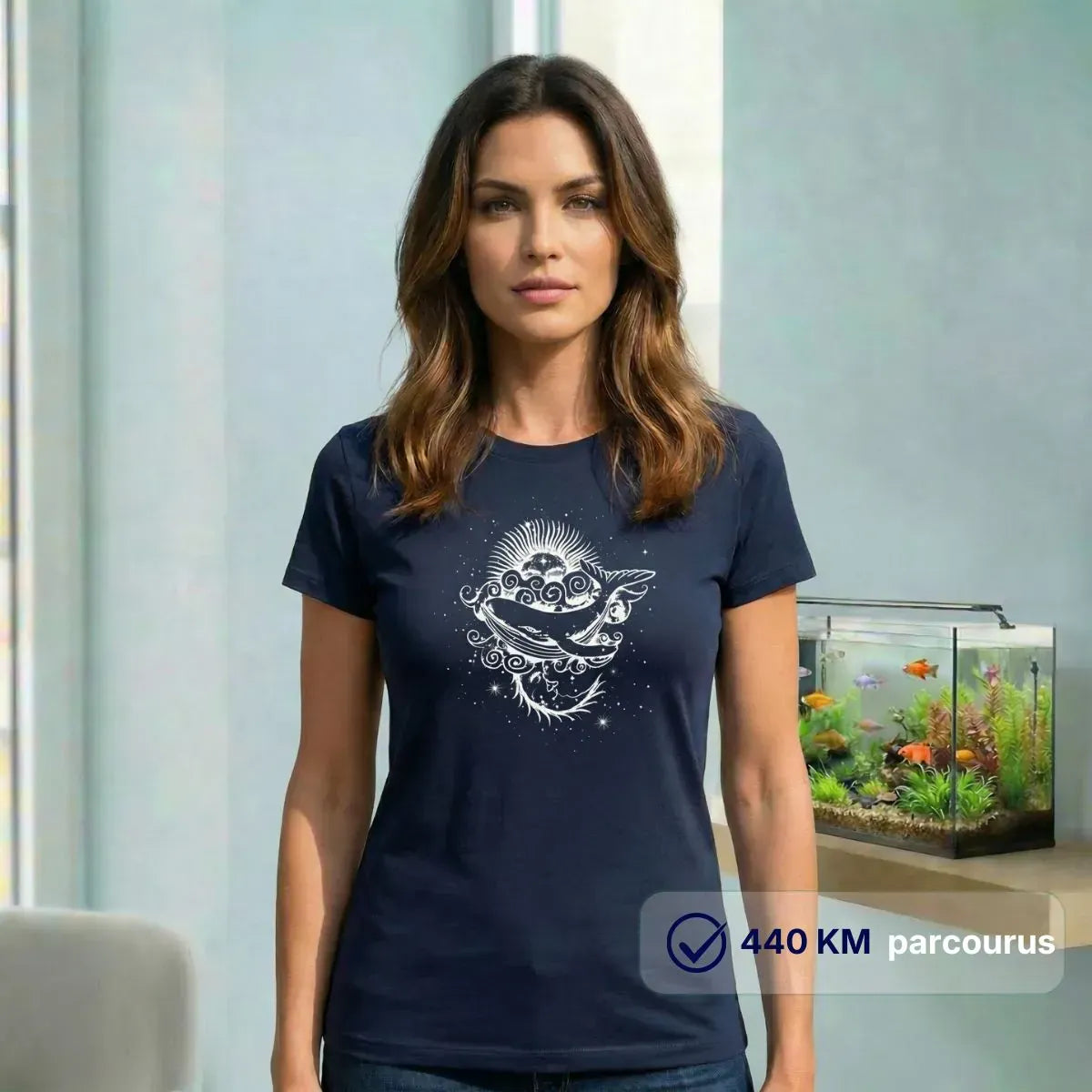 T-shirt femme bleu | Les Eléments