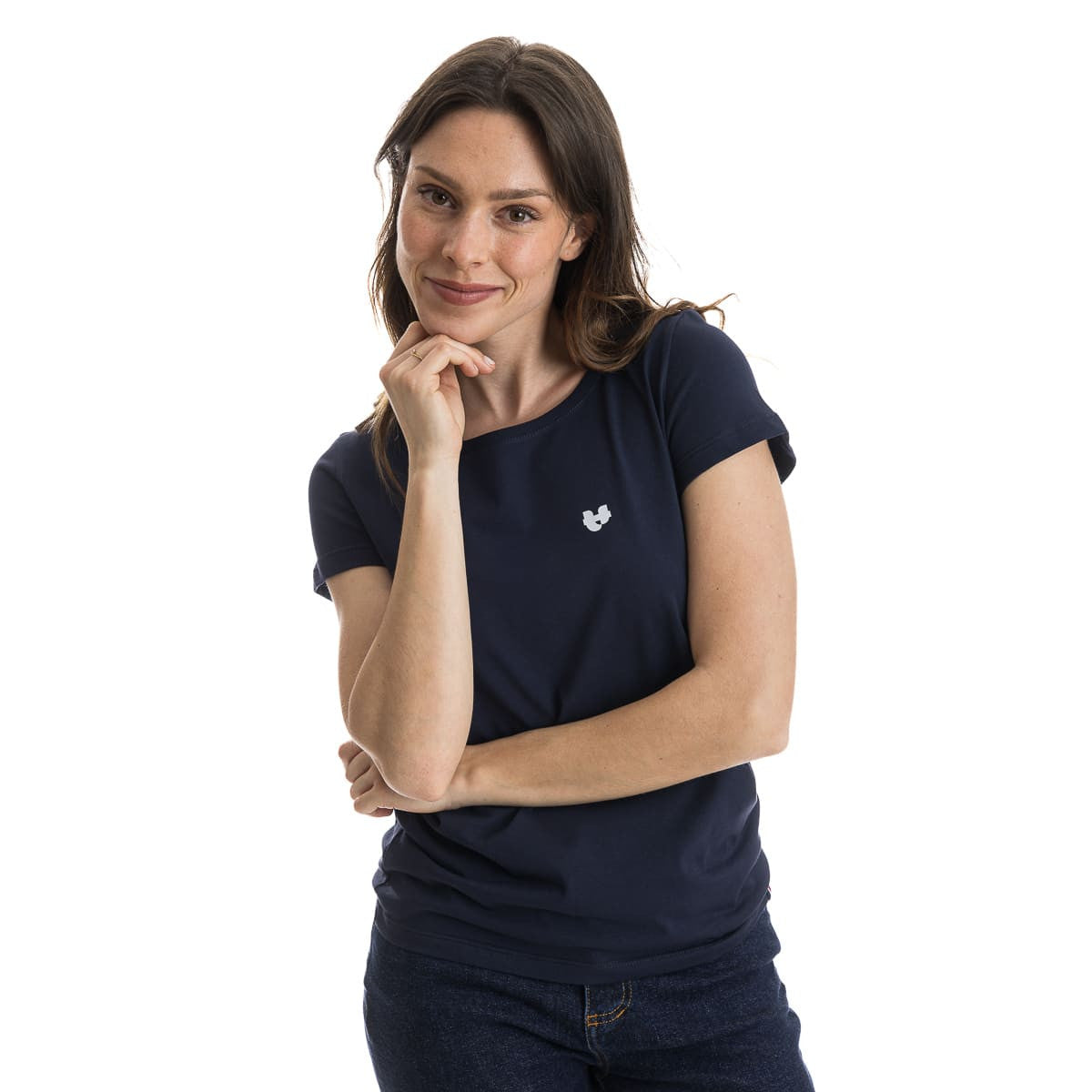 T-shirt bleu femme PALÂBA coeur