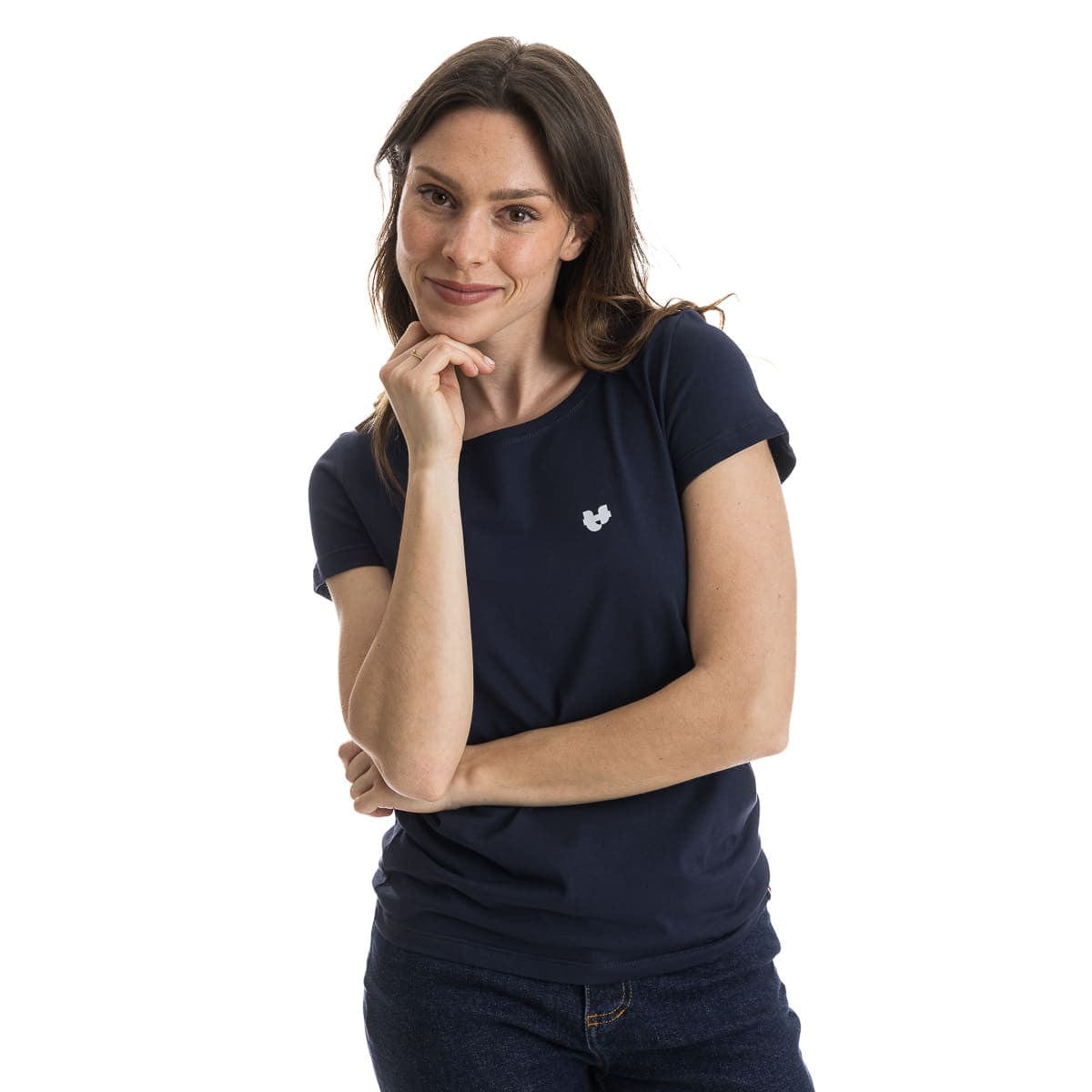 T-shirt bleu femme PALÂBA coeur