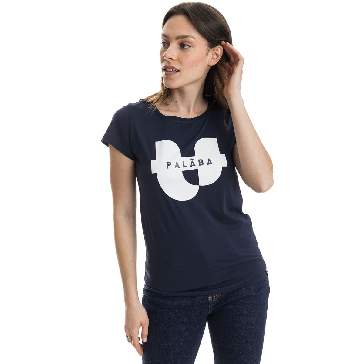 T-shirt bleu femme SIGNATURE PALÂBA