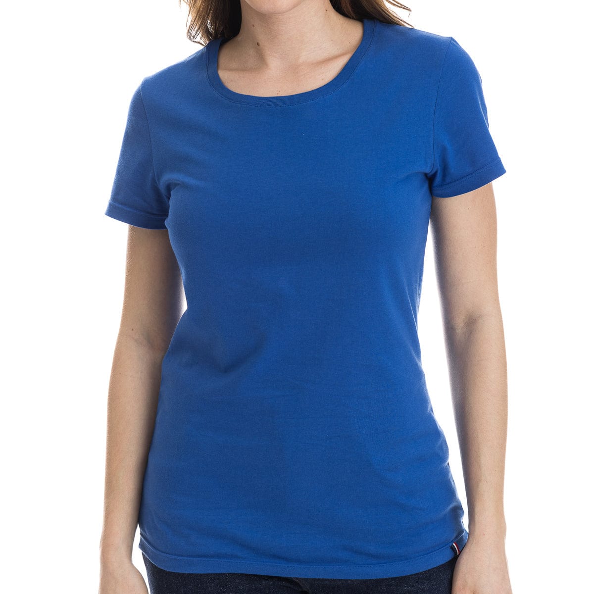 T-shirt femme bleu roi