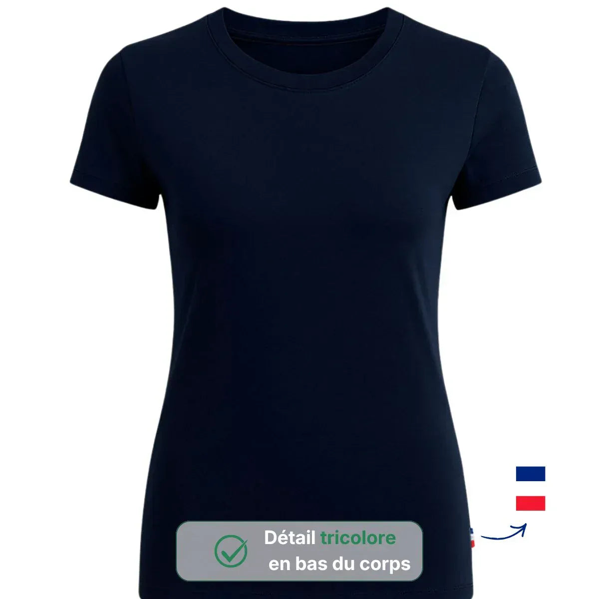T-shirt femme bleu | Vélo Cœur