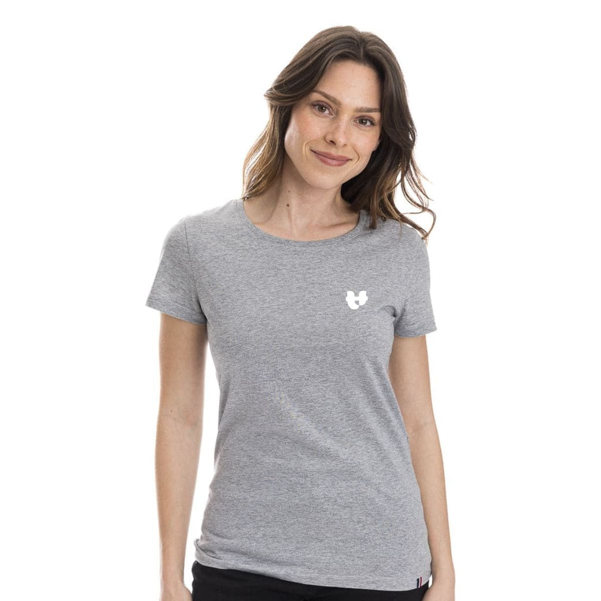 T-shirt gris femme PALÂBA coeur