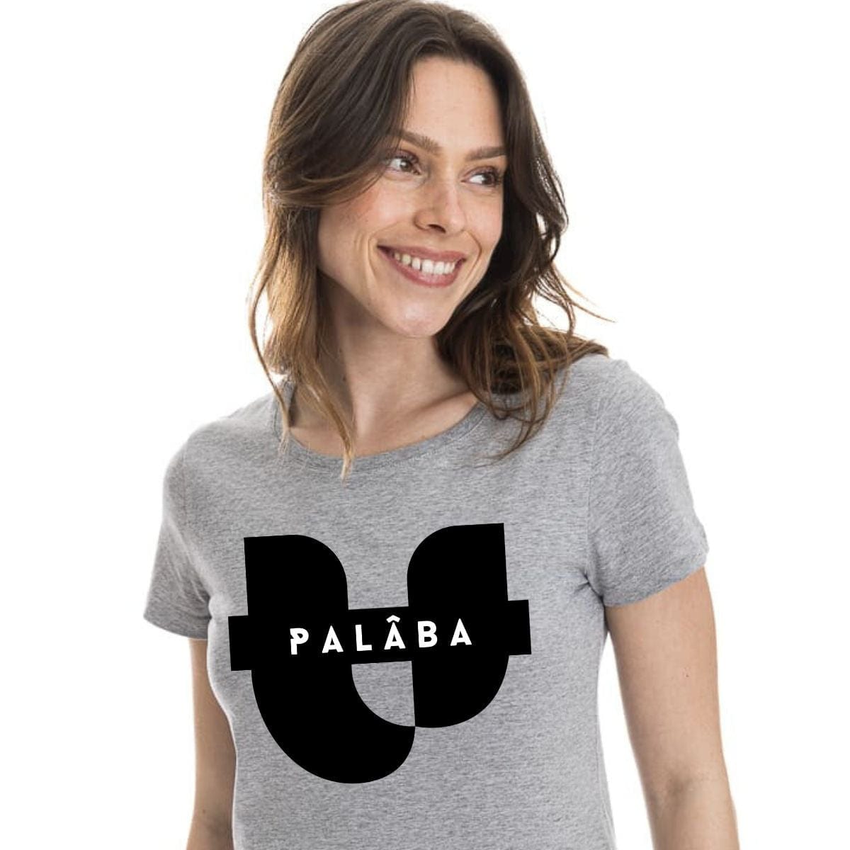 T-shirt gris femme SIGNATURE PALÂBA