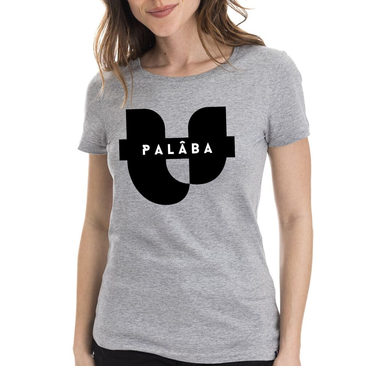 T-shirt gris femme SIGNATURE PALÂBA