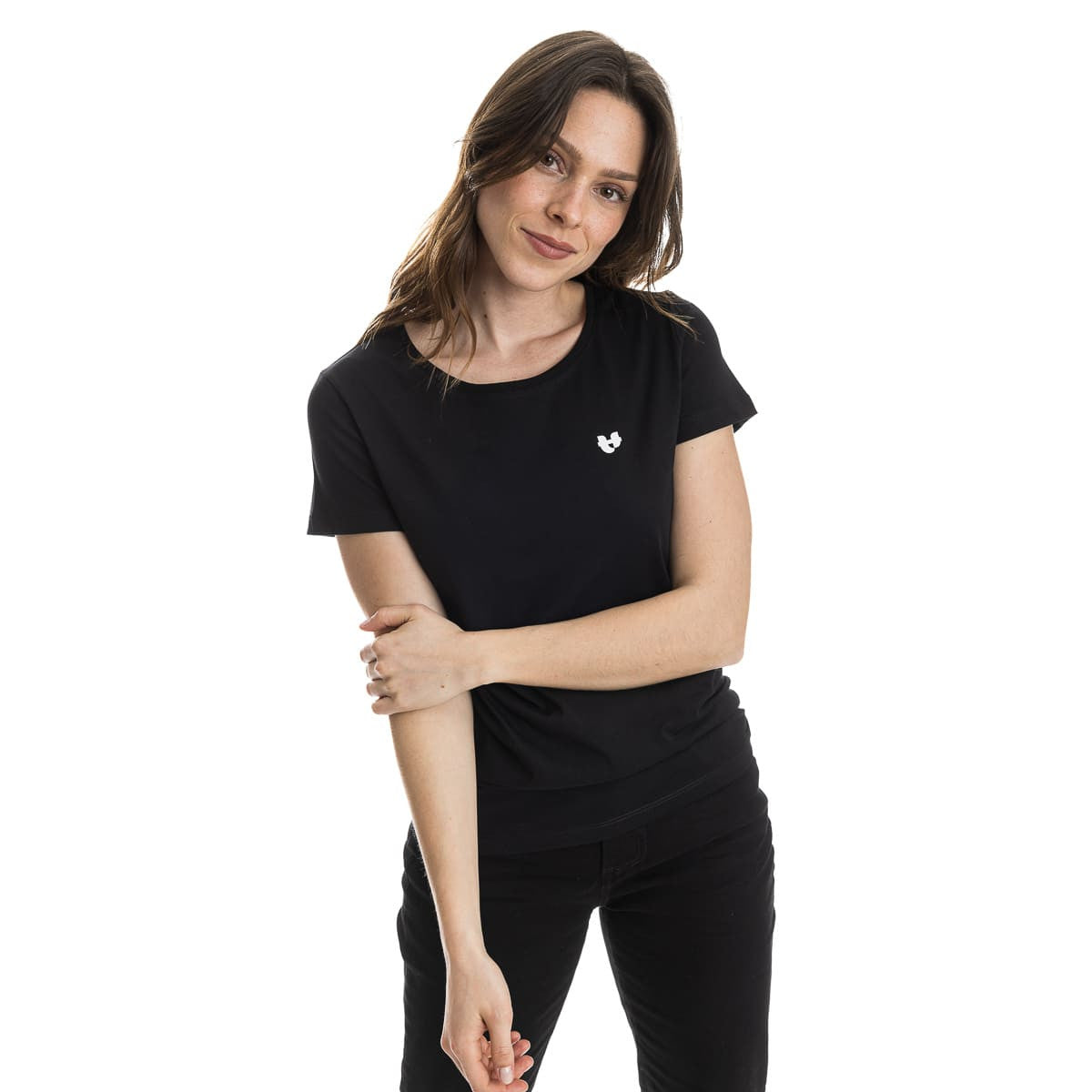 T-shirt noir femme PALÂBA cœur