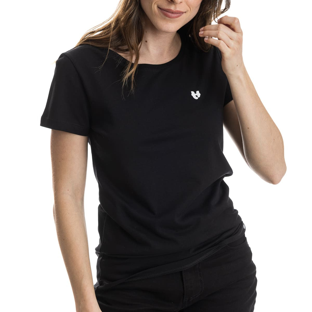 T-shirt noir femme PALÂBA cœur
