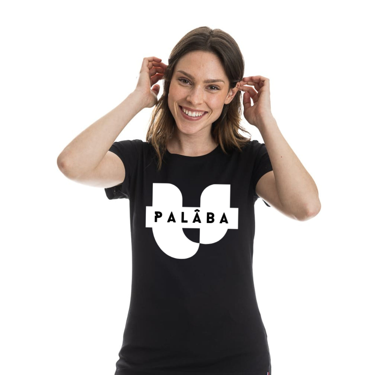 T-shirt noir femme SIGNATURE PALÂBA