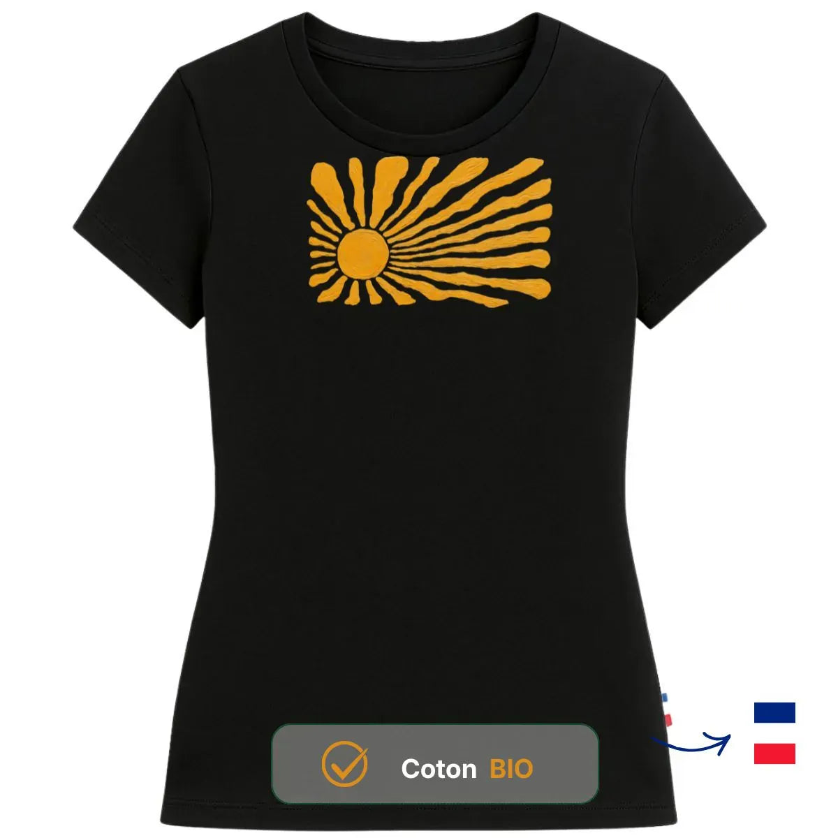 T-shirt femme noir | LEVANT