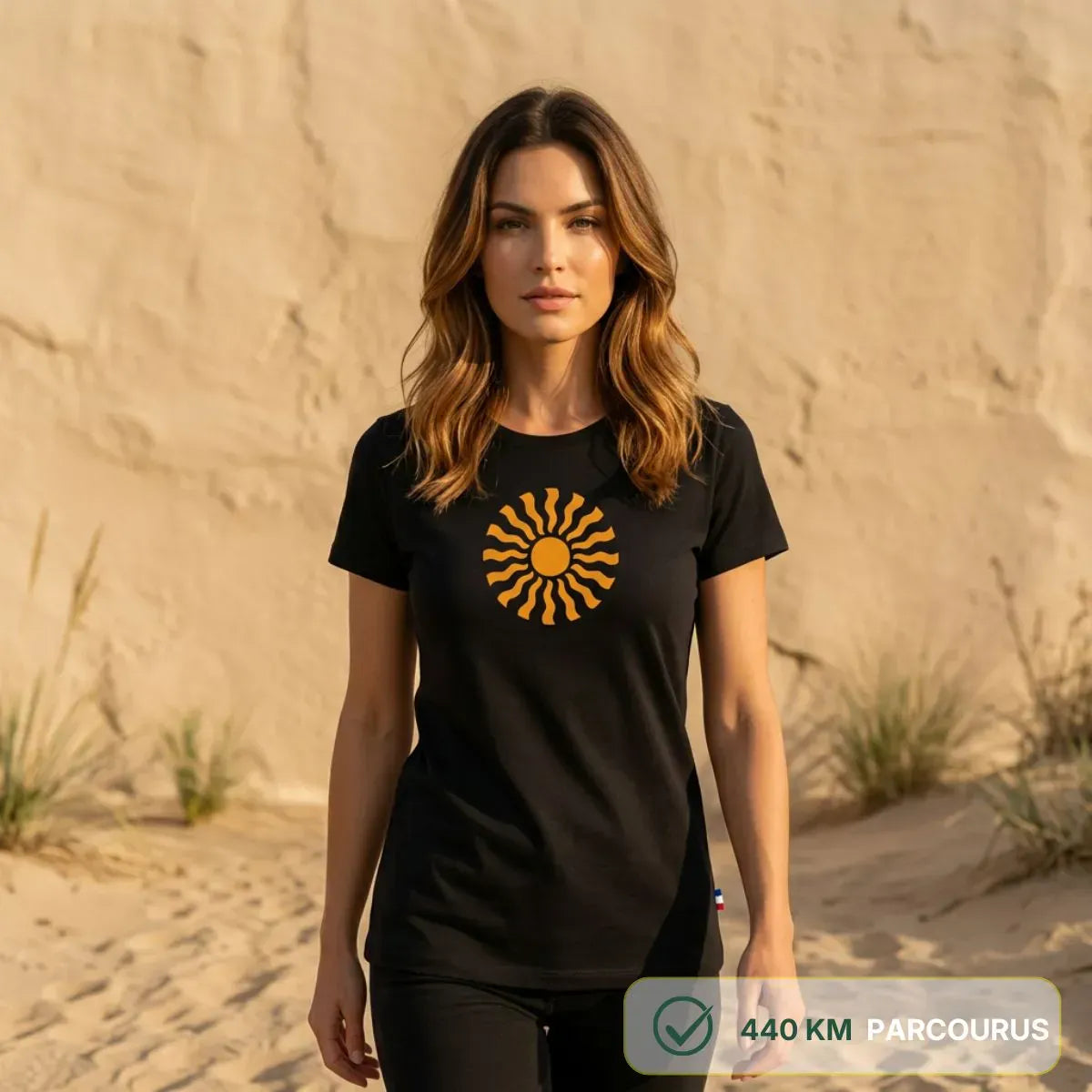 T-shirt femme noir | SOLEA