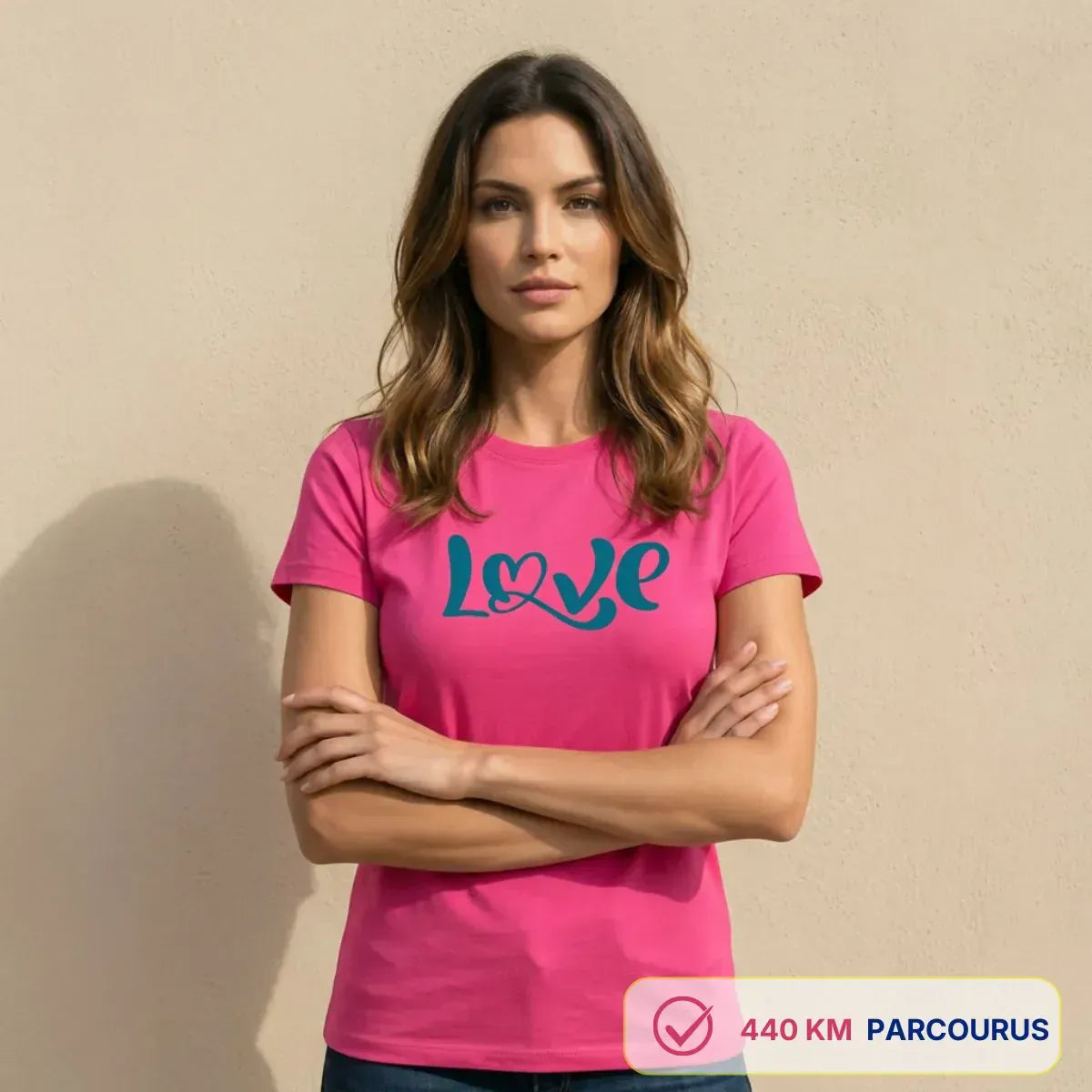 T-shirt femme rose | LOVER