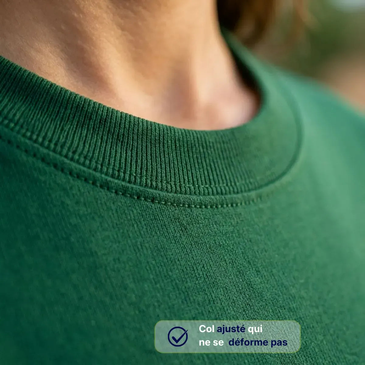 T-shirt femme vert | coton bio