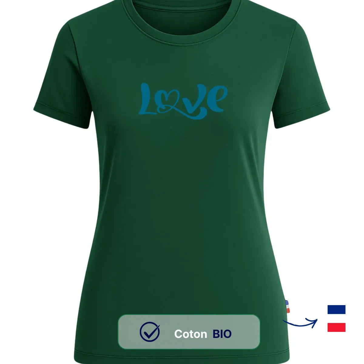T-shirt femme vert | LOVER
