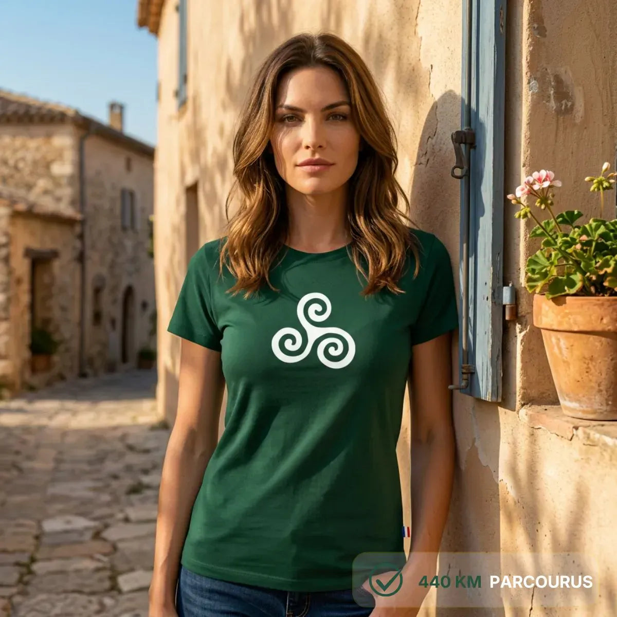 T-shirt femme vert | TRIA