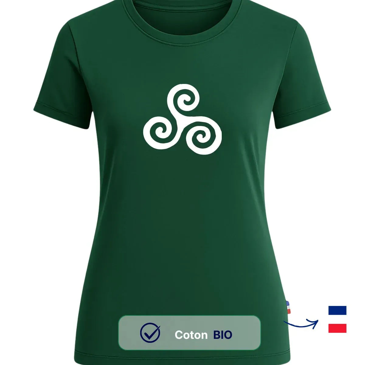 T-shirt femme vert | TRIA