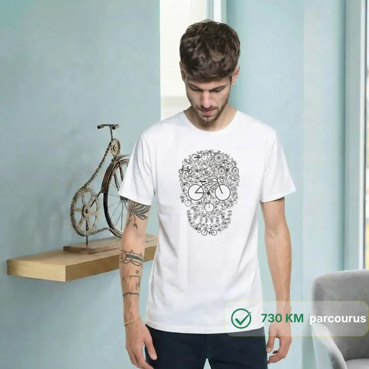 T-shirt Homme blanc | Dia de los muertos