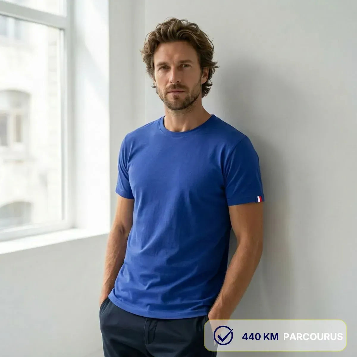 T-shirt homme bleu roi - T-shirt homme