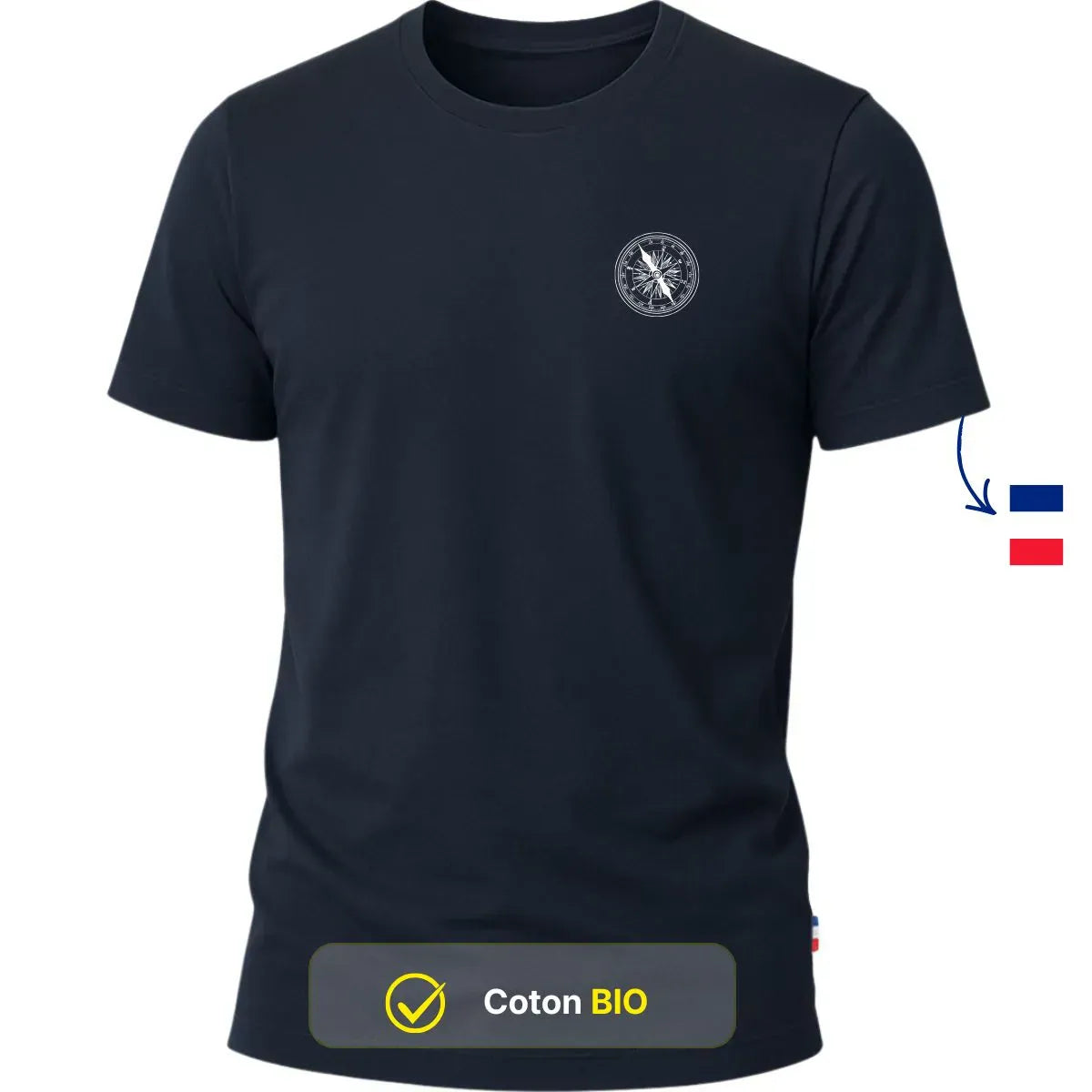 T-shirt Homme Bleu | Rose des vents