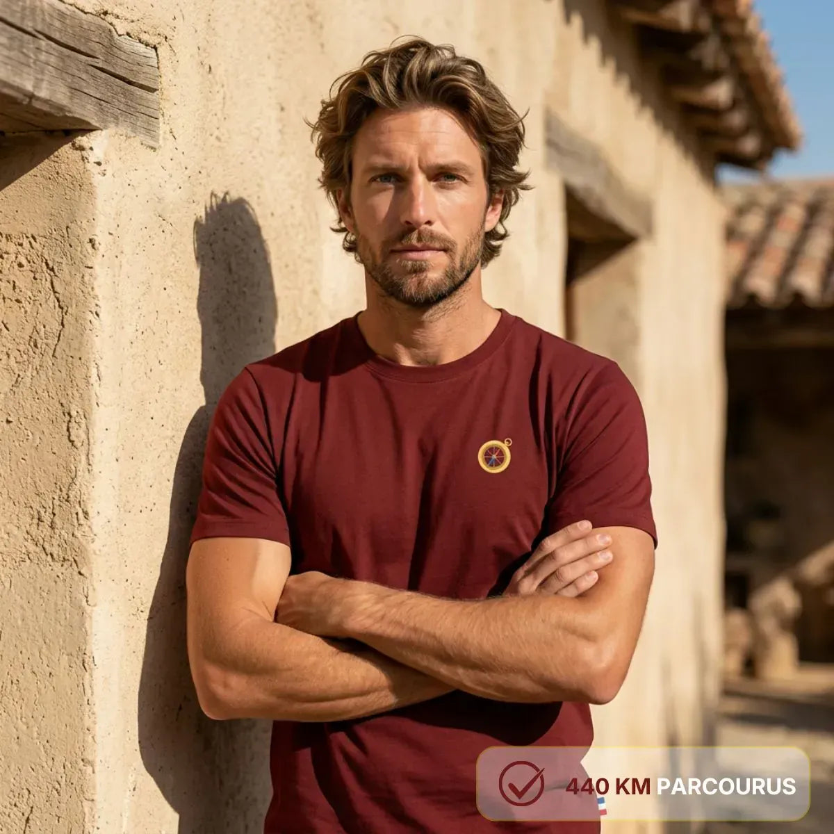 T-shirt Homme Bordeaux | BOUSSOLE