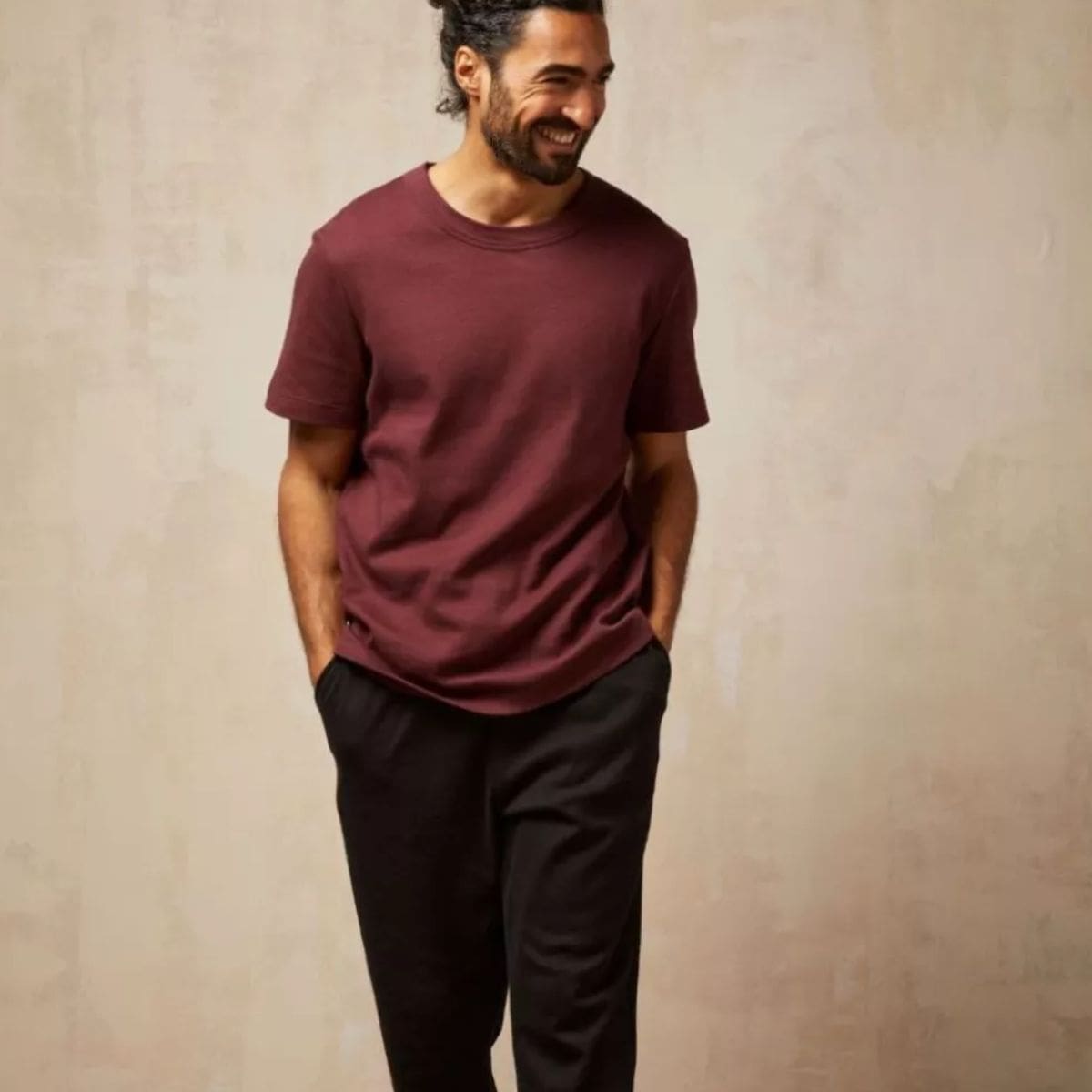 T-shirt homme Bordeaux coton bio