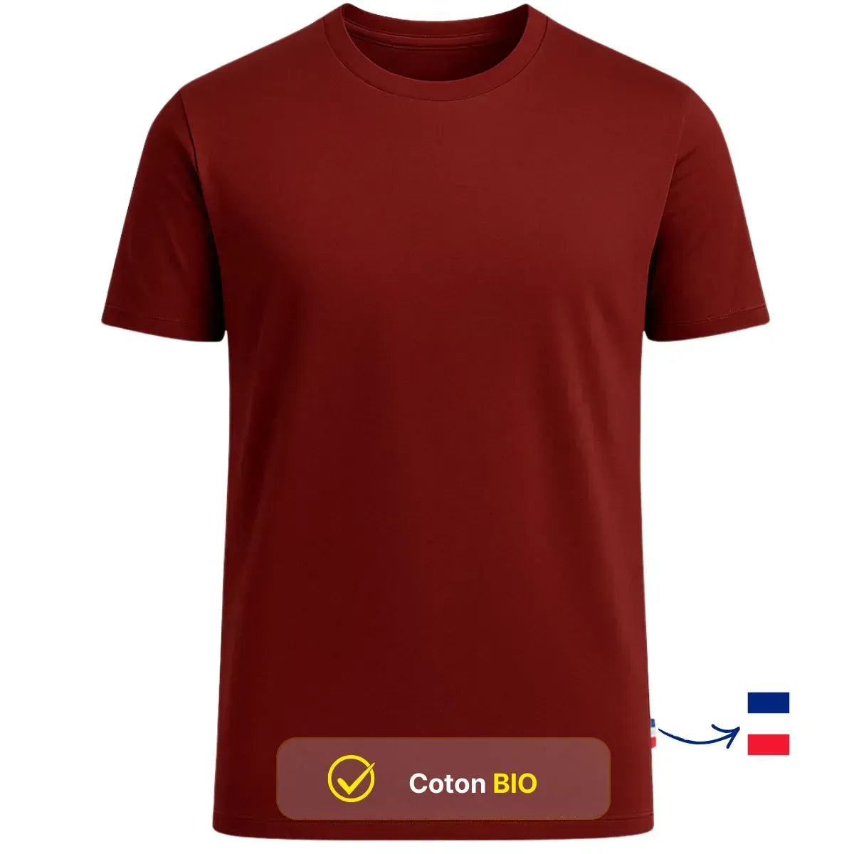T-shirt Homme Bordeaux | PALABA TEMP