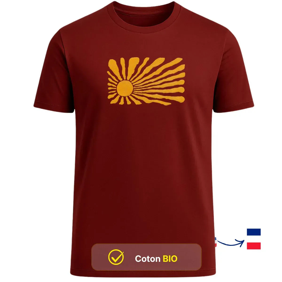 T-shirt Homme Bordeaux | LEVANT