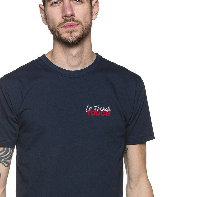 T-shirt French Touch pour homme bleu marine