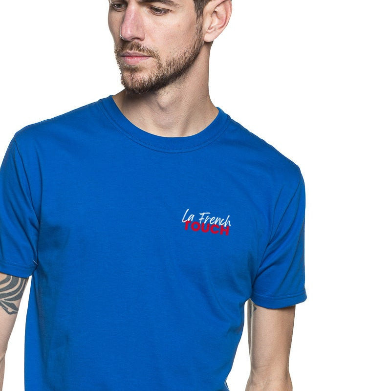 T-shirt French Touch pour homme bleu roi