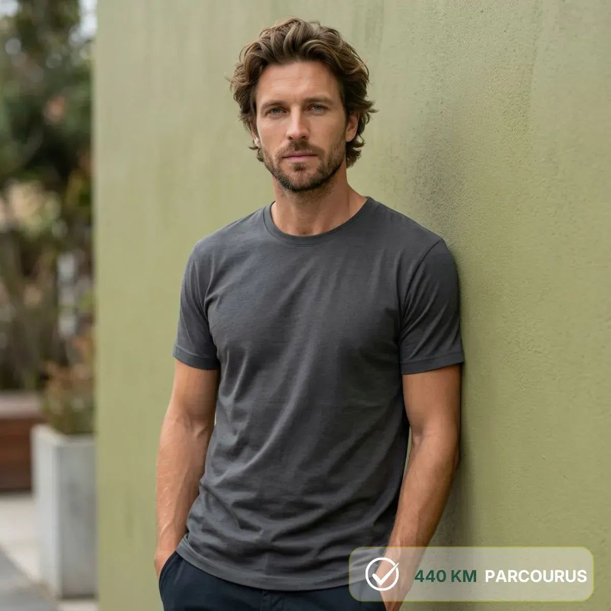 T-shirt Homme Gris chiné | Coton Bio