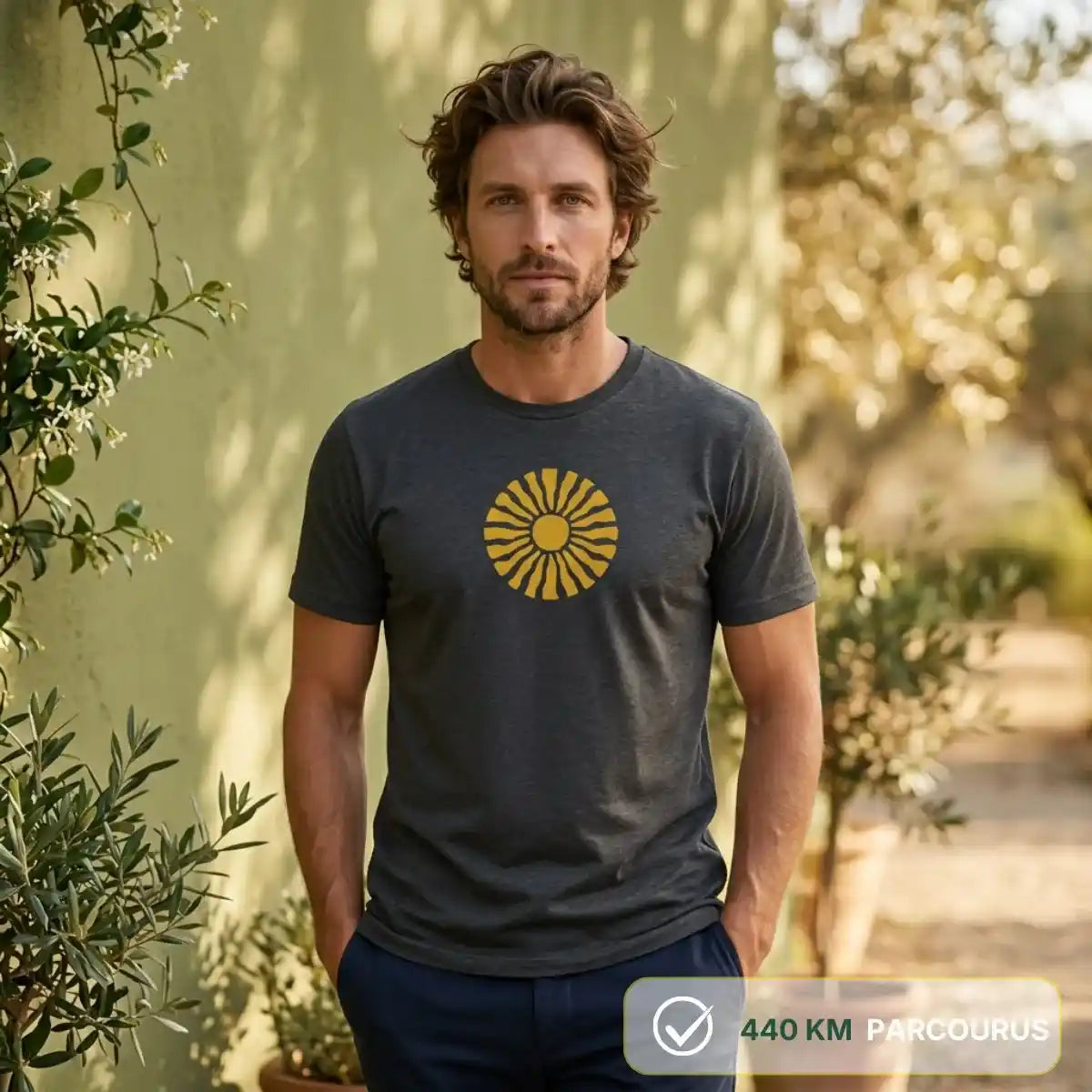 T-shirt Homme Gris chiné | SOLÉA