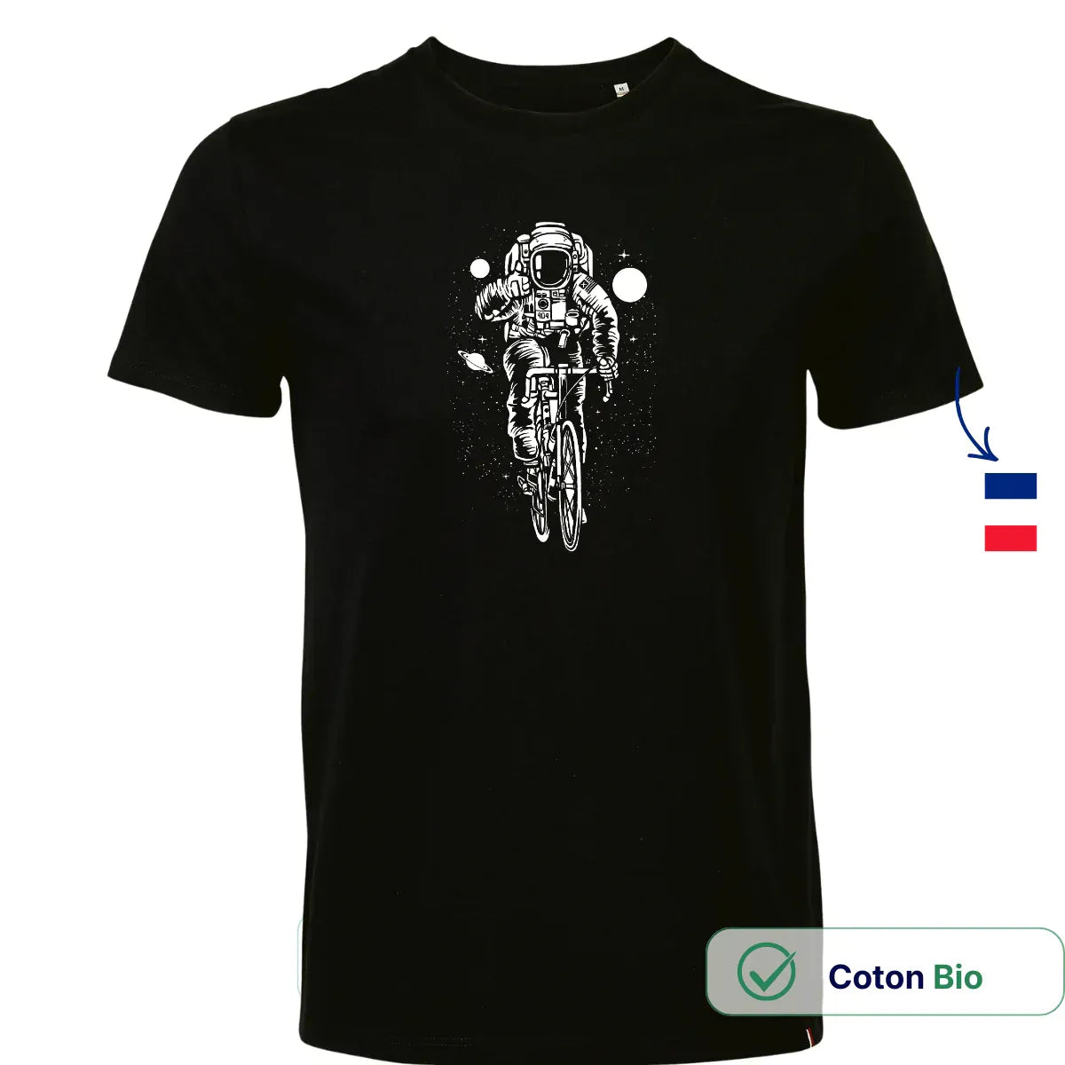 T Shirt Homme noir | Astronaute