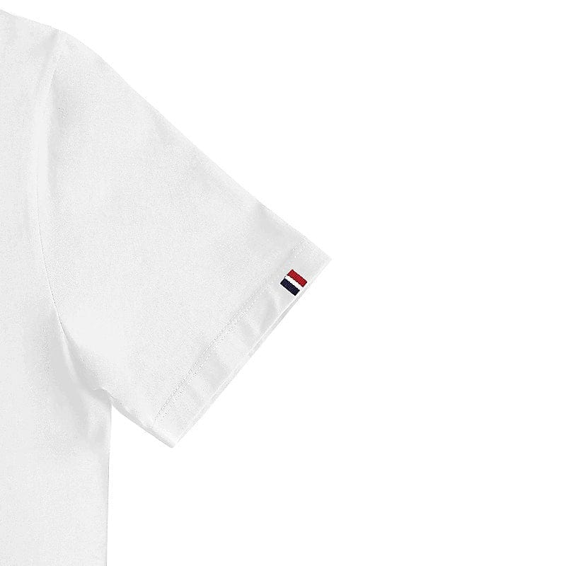 T-shirt français homme blanc à manche courte