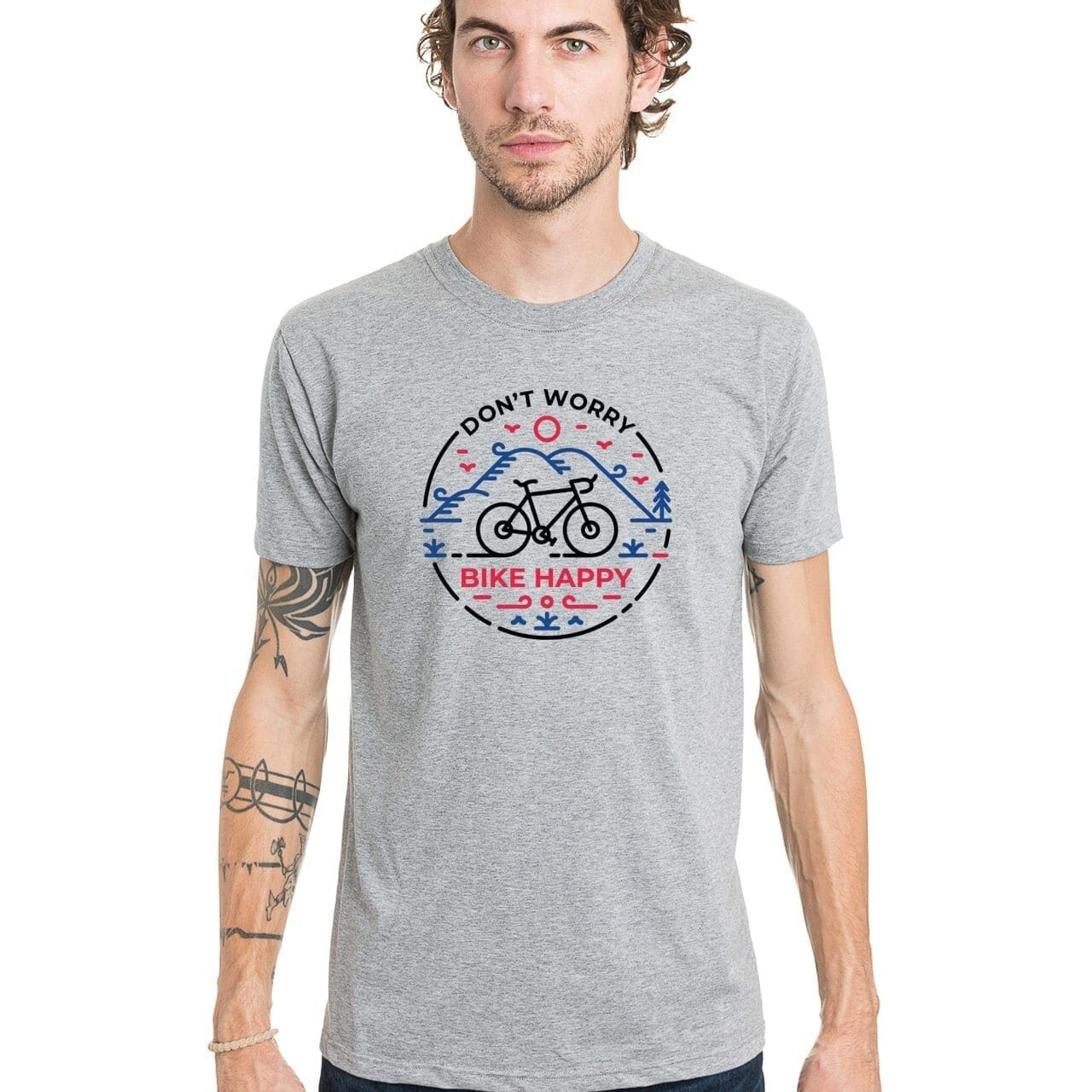 T-shirt original pour homme en coton bio et à manche courte