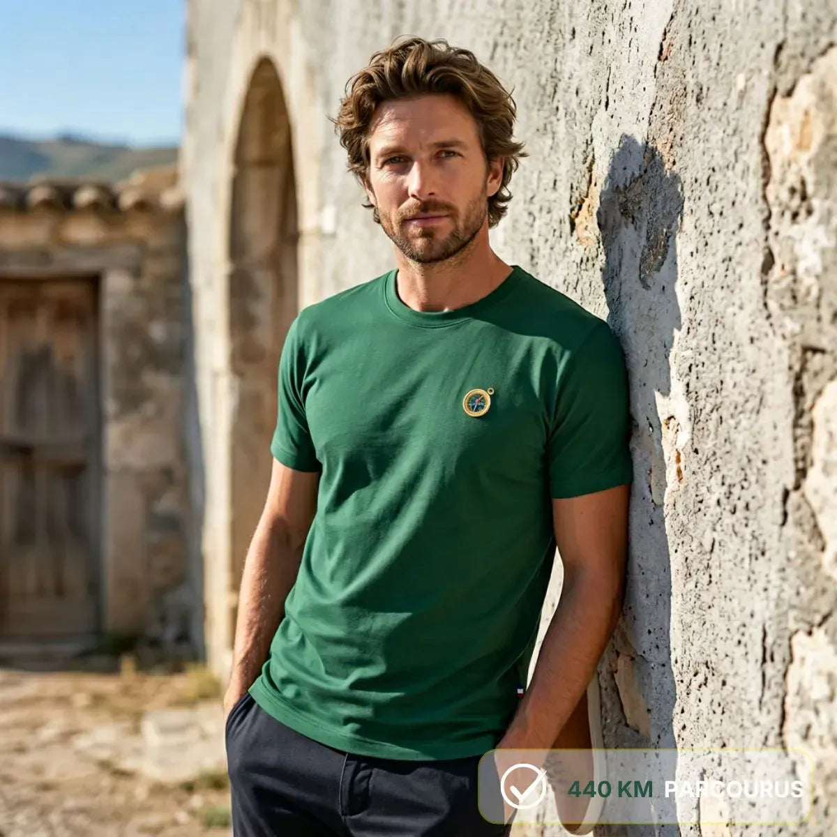 T-shirt Homme Vert | BOUSSOLE