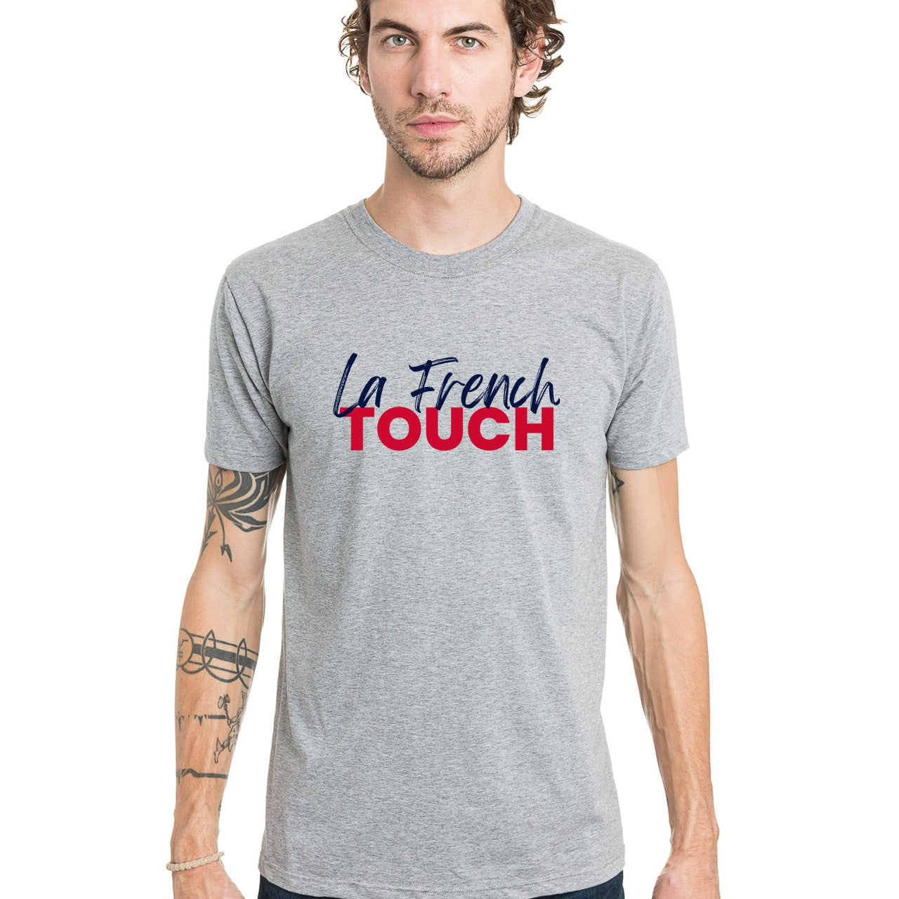 T-shirt French homme en coton bio et manche courte