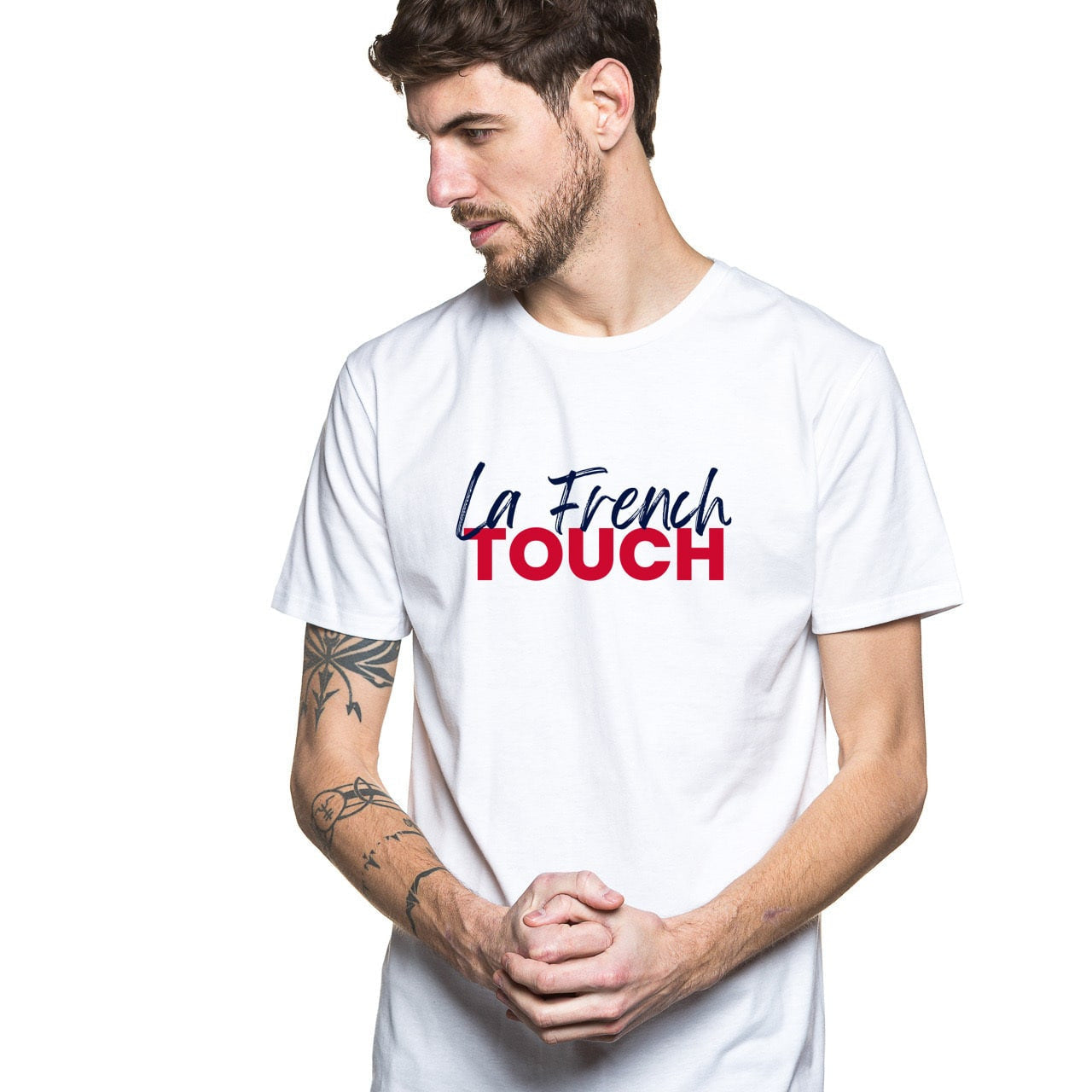 T-shirt French homme en coton bio et manche courte