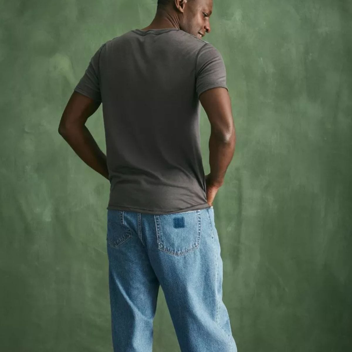 T-shirt laine mérinos Homme Gris