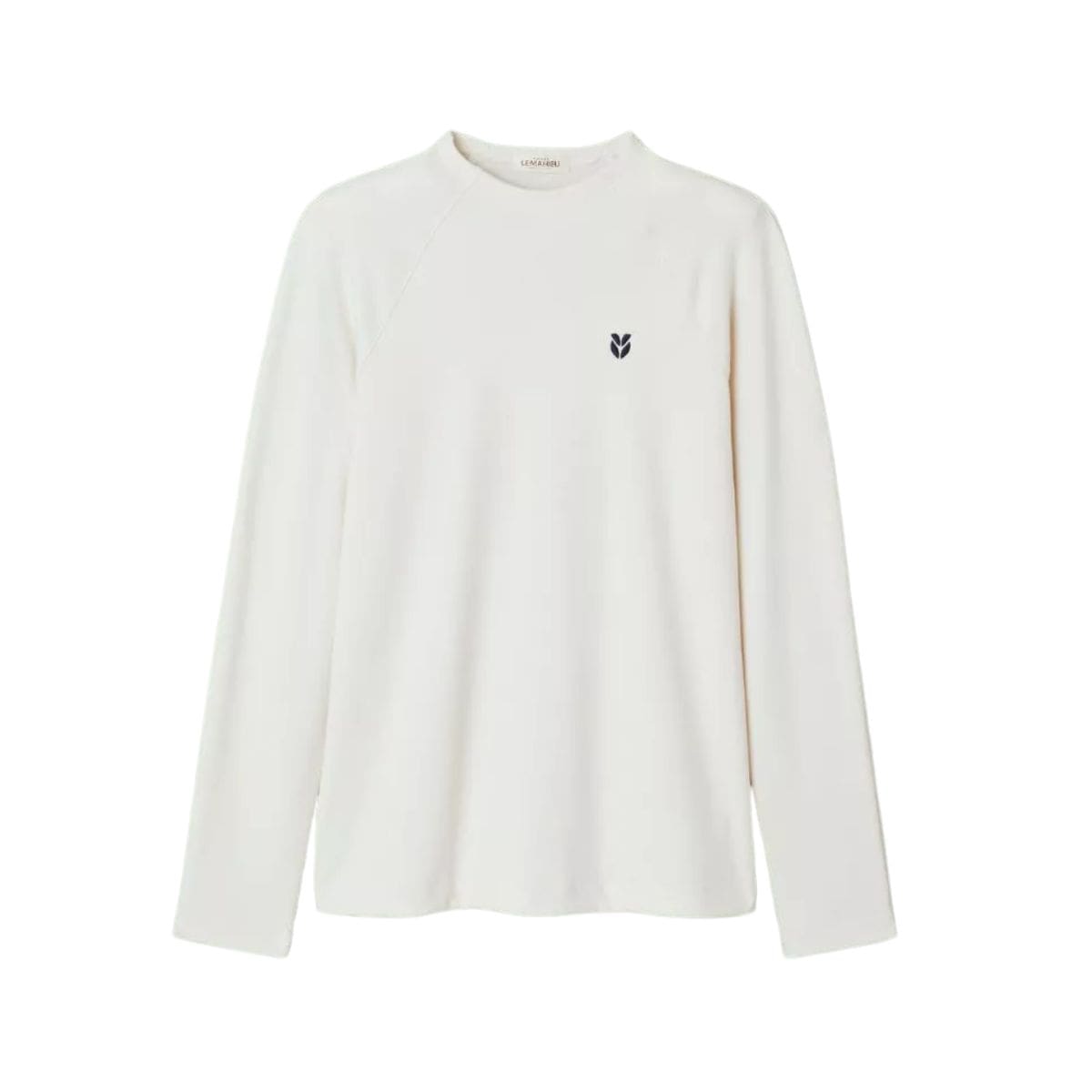T-shirt manche longue Col Homme Ecru - S