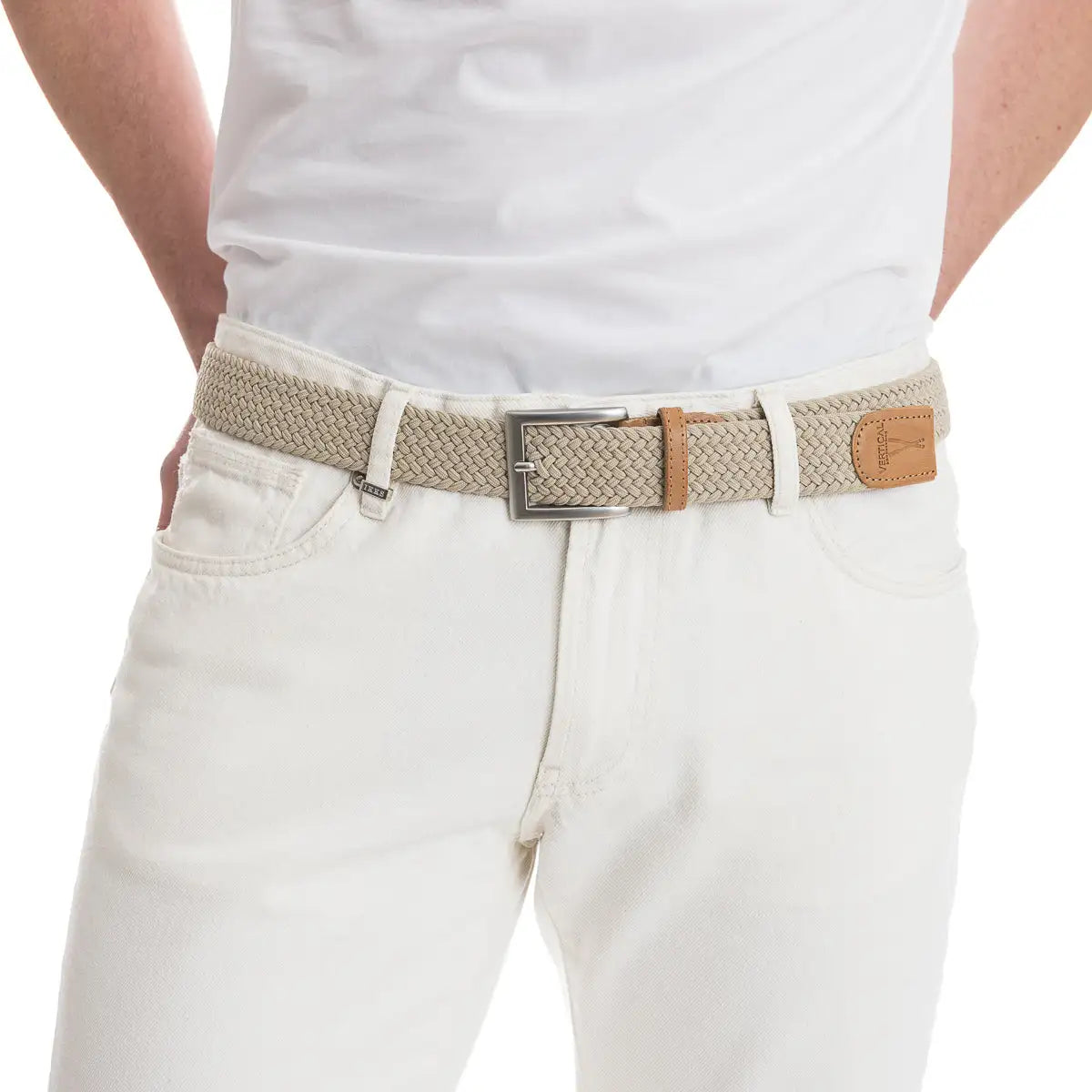 Ceinture tressées hommes