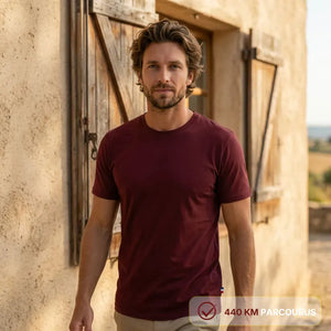 T-shirt Homme Bordeaux | Made in France