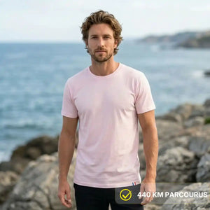 T-shirt Homme Rose | Made in France