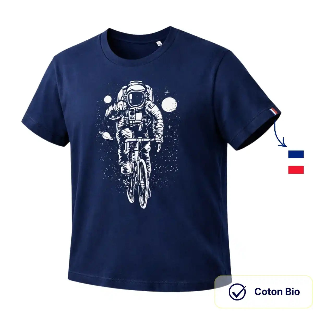 T-shirt Homme bleu | Astronaute