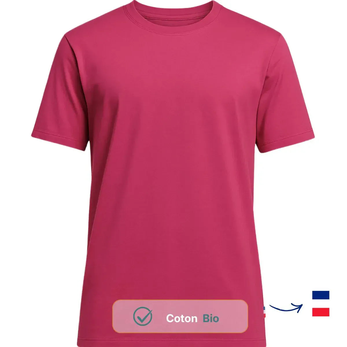 T-shirt Homme Rose Fuchsia | PALABA TEMP