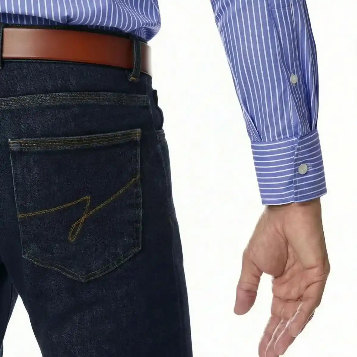 Chemise française rayée