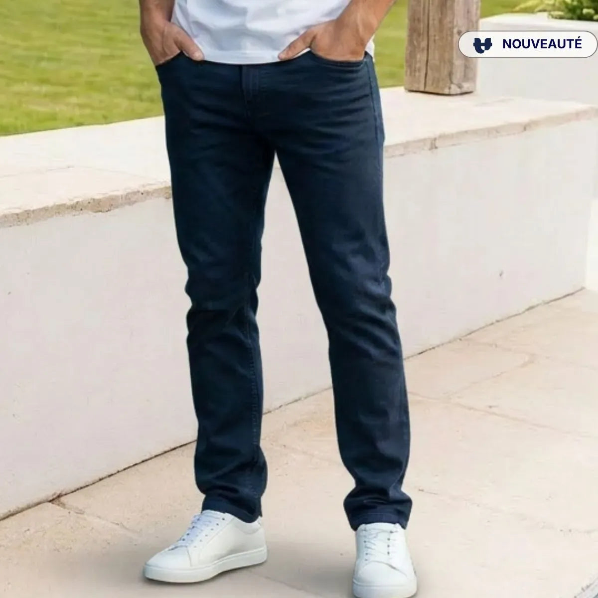 Jean bleu nuit homme | Coupe droite