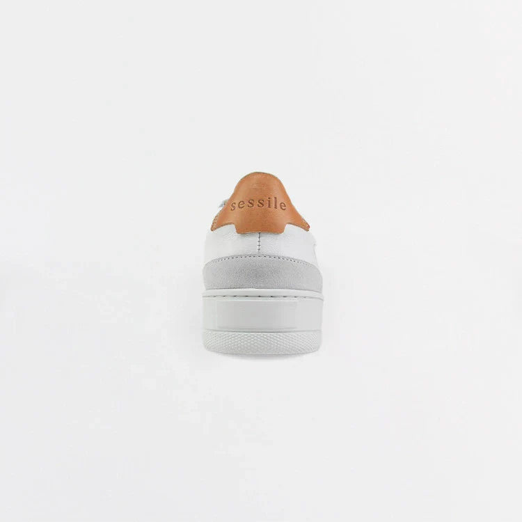 Basket française Belis Blanc Gris