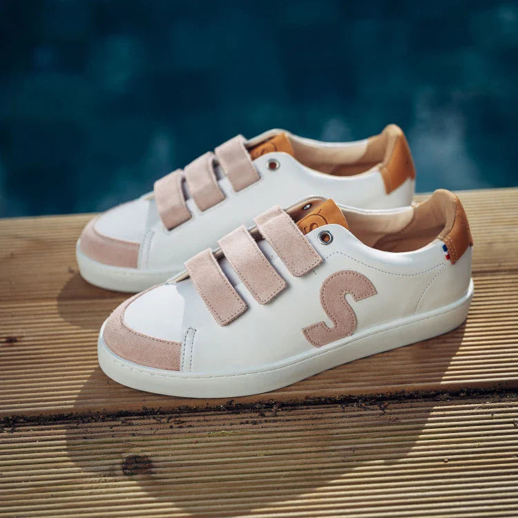 Basket française Spiréa Blanc Rose