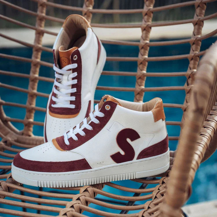 Basket française Sureau Blanc Bordeaux