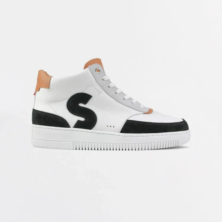 Basket française Sureau Blanc Noir